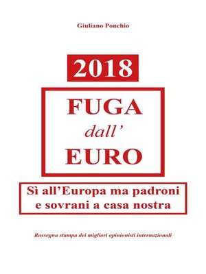 cover image of 2018 Fuga dall'Euro